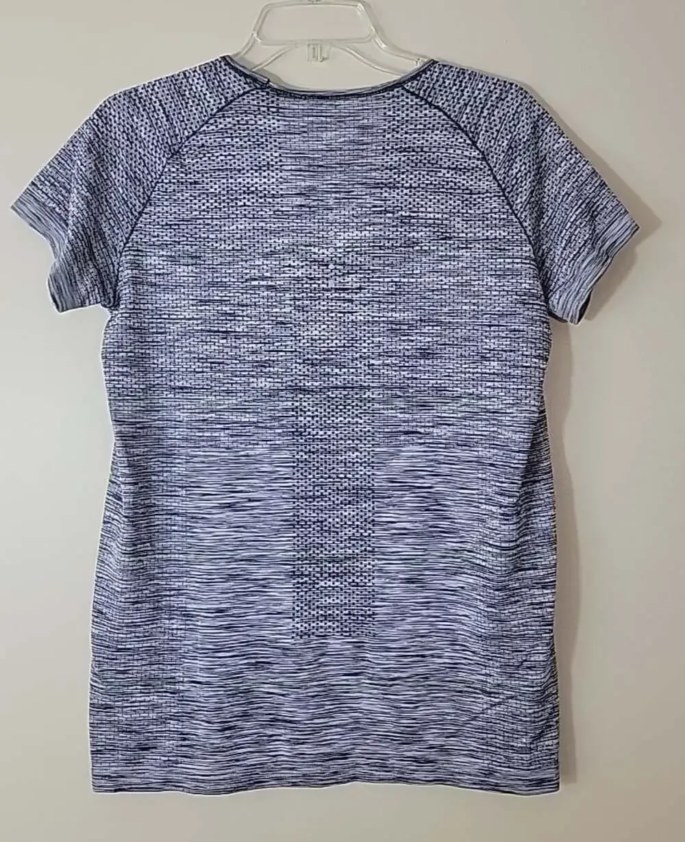 Nike Dry fit Short Sleeve T-Shirt Heather Gray black 831498-010 Large , DW